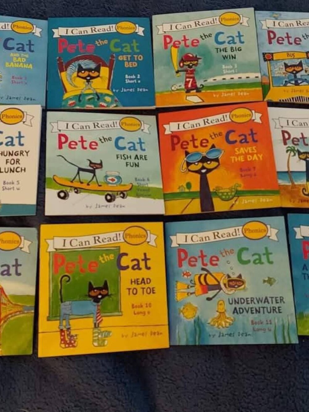 Pete the Cat- I Can Read Phonics books,new